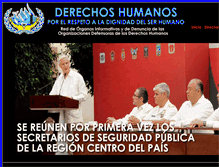 Tablet Screenshot of derechoshumanos.com.mx